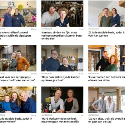 Keukentafel interviews over passie en doorzettingsvermogen van boeren